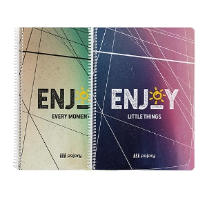 Imagem de CADERNO ESPIRAL CAPA PP A4 80F PAJORY ENJOY PAUTADO