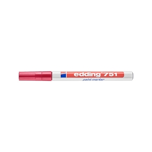 Imagem de MARC. PERM. EDDING 751 VERMELHO 2