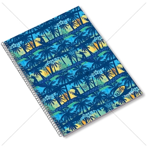 Picture of CADERNO ESPIRAL A4 80FOLHAS WAVE PAUTADO
