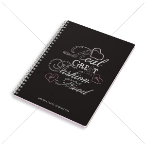 Picture of CADERNO ESPIRAL A5 80FOLHAS BENETTON UCB XADREZ