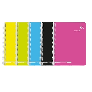 Picture of CADERNO ESPIRAL A5 80FOLHAS PAJORY COLORS XADREZ (53V)