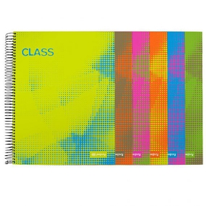 Imagem de CADERNO ESPIRAL CAPA DURA A4 160FOLHAS PAJORY CLASS XADREZ