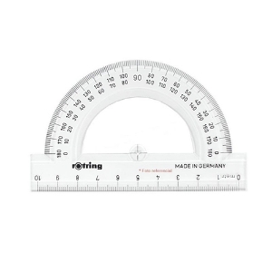 Picture of TRANSFERIDOR 180º/10CM ROTRING PLÁSTICO (S0221230)