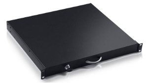 Imagem de Gaveta frontal rack 19" preta - Unidades de altura: 2 U